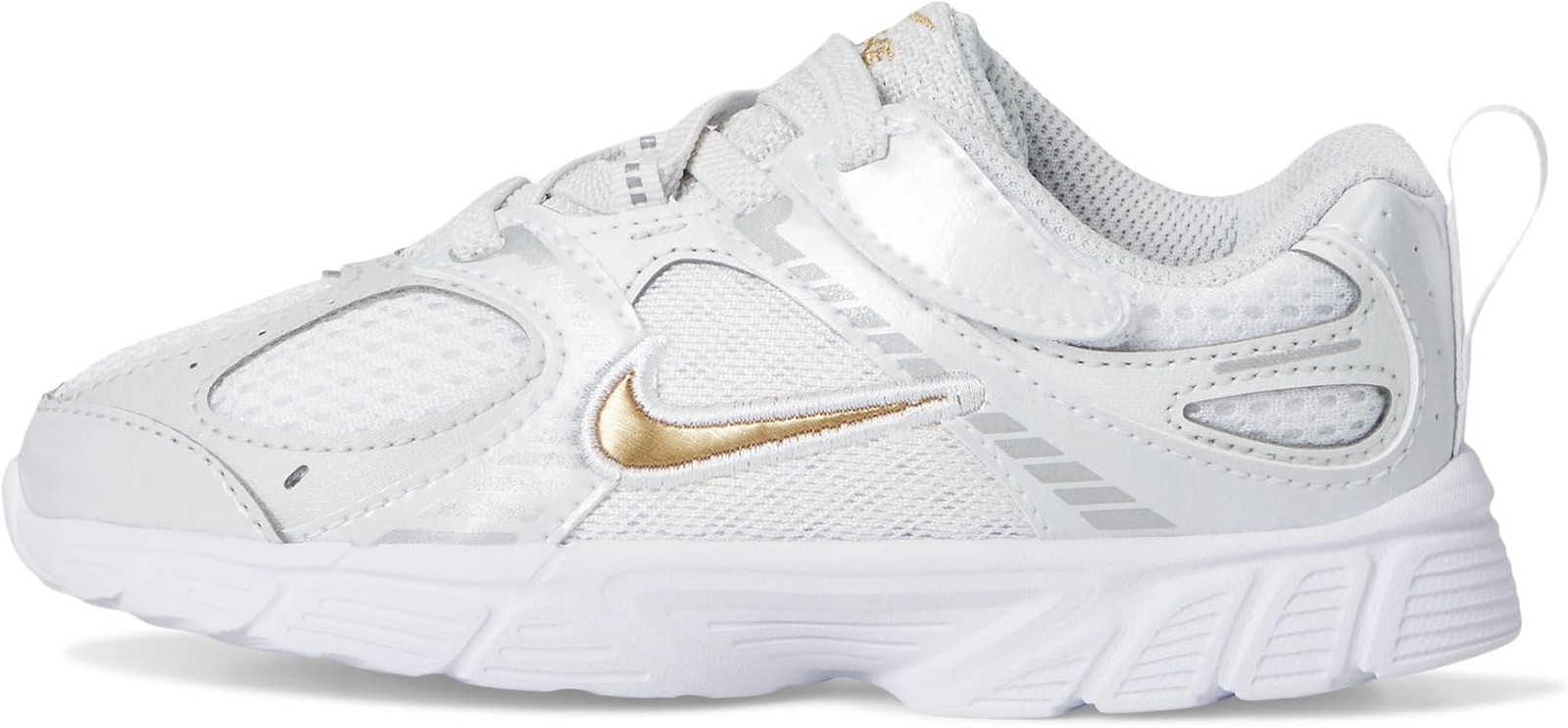 Nike Unisex Kids V5 RNR (Infant/Toddler) White/Metallic Gold/Metallic Silver 9 T gallery