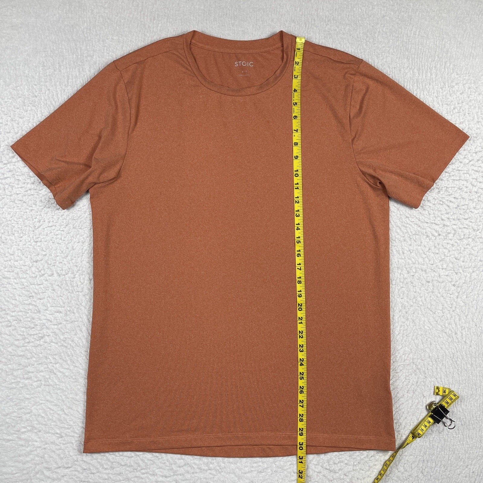 Stoic Shirt Mens XL Orange Tee Pullover Gym Yoga Run Jog Casual Everyday Workout gallery