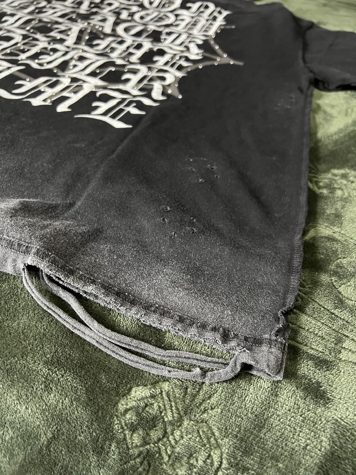 No Tomorrow x Civil Regime - Pain FMR Ripped Oversized Vintage - Size 3xl - NWT gallery