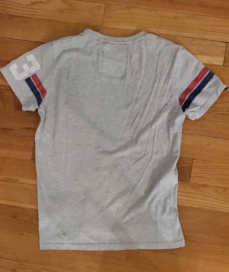 Superdry Track & Field Trials 72 Graphic Logo Crew Neck Cotton T-Shirt Men's L gallery