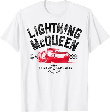 Disney Cars 3 Lightning McQueen Piston Cup T-Shirt Size S - 5XL Gift For Friends gallery