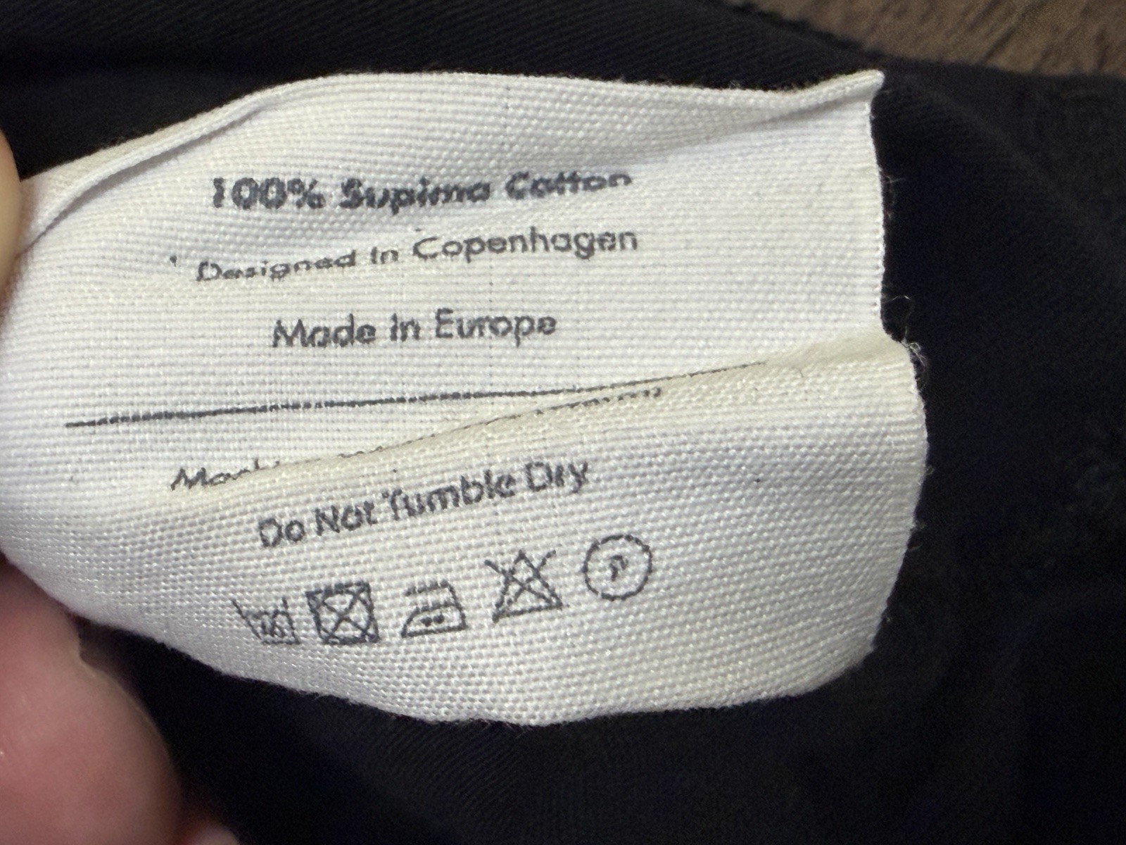 Son of a Tailor Men's Black Short-Sleeve 100% Supima Cotton T-Shirt - Medium gallery