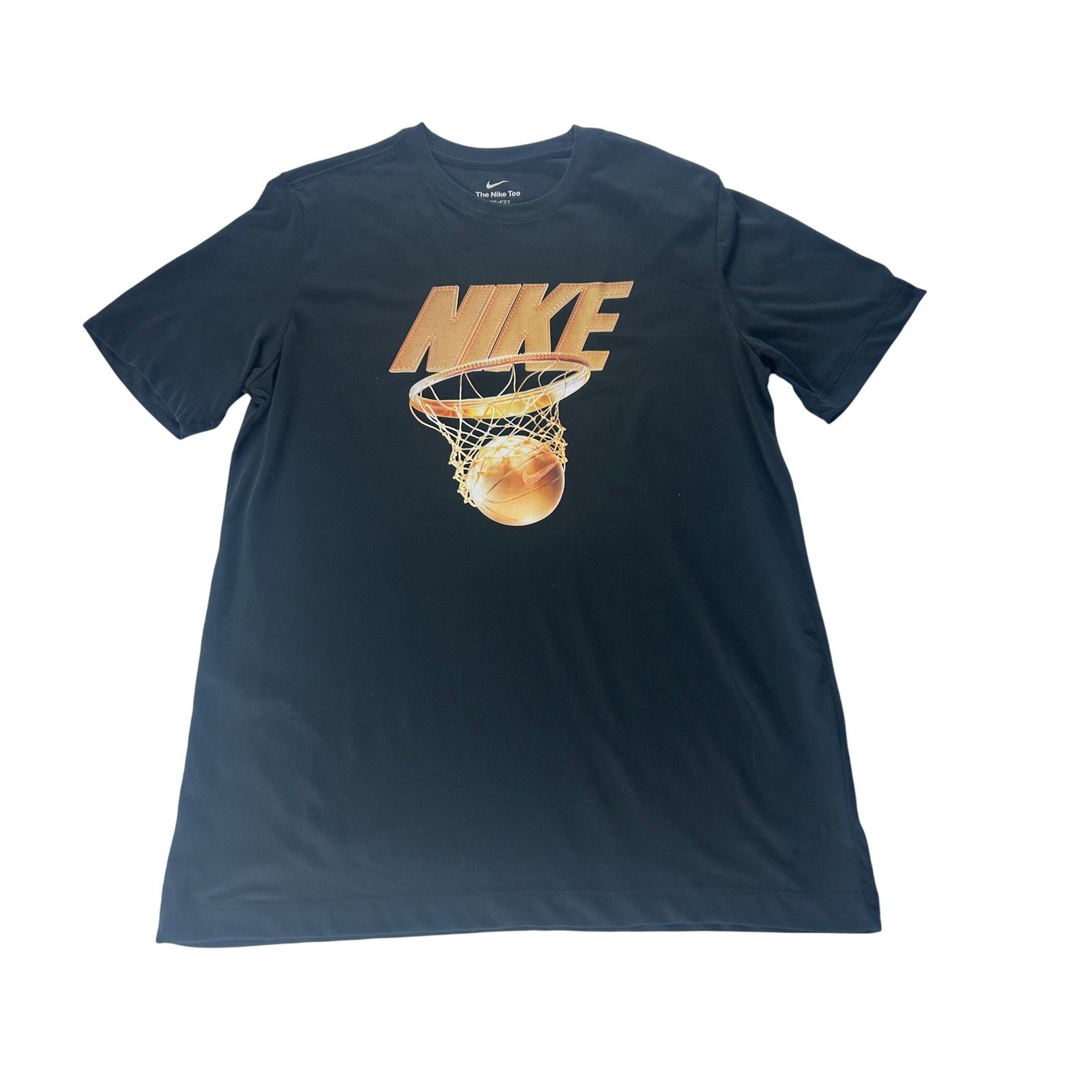 Nike Mens Dri-FIT Basketball Graphic T-Shirt Black HF6205-010 Size Medium NEW gallery