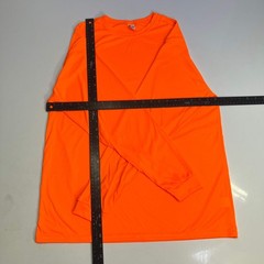 C2 SPORT (5 PACK) Long Sleeve Work Shirts Men’s Sz L Safety Orange 510400