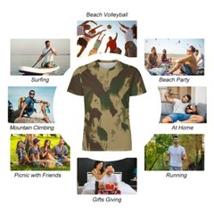 Denison 1959 pattern Camouflage Sports Mesh T-Shirt Tee XS to 6XL