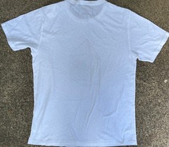 Men’s Rag & Bone White SS Graphic Abstract T Shirt Sz Med