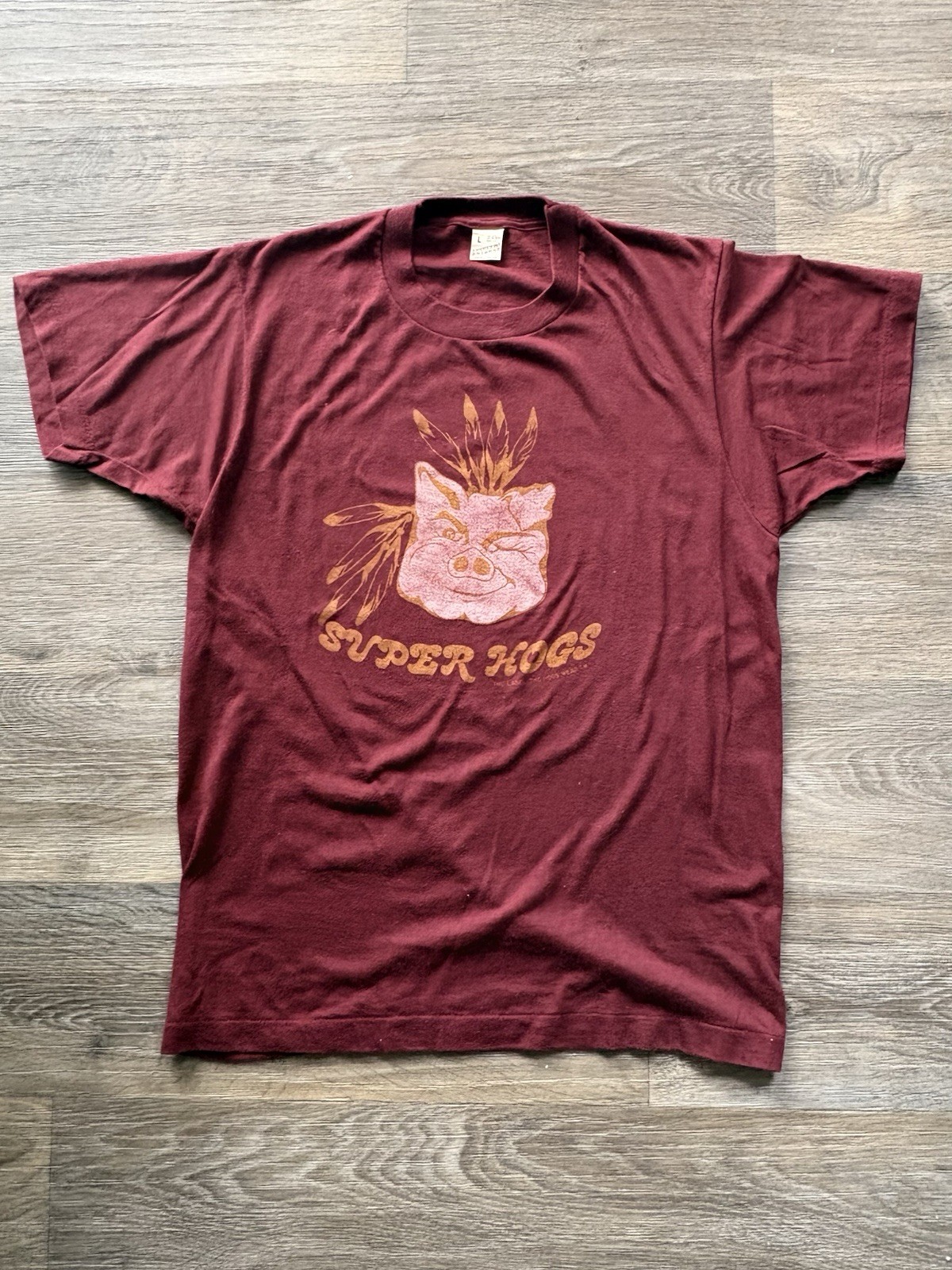 Vintage Washington Redskins 80s Super Hogs NFL Screen Stars T-shirt (L, Fits M)