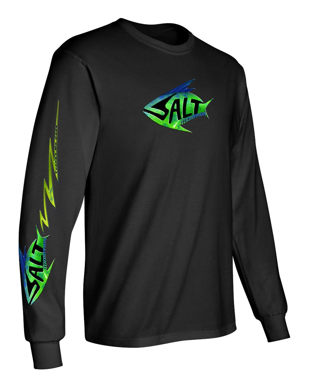 Salt Addiction Saltwater Dolphin Fishing Long Sleeve T Shirt Mahi Mahi gallery