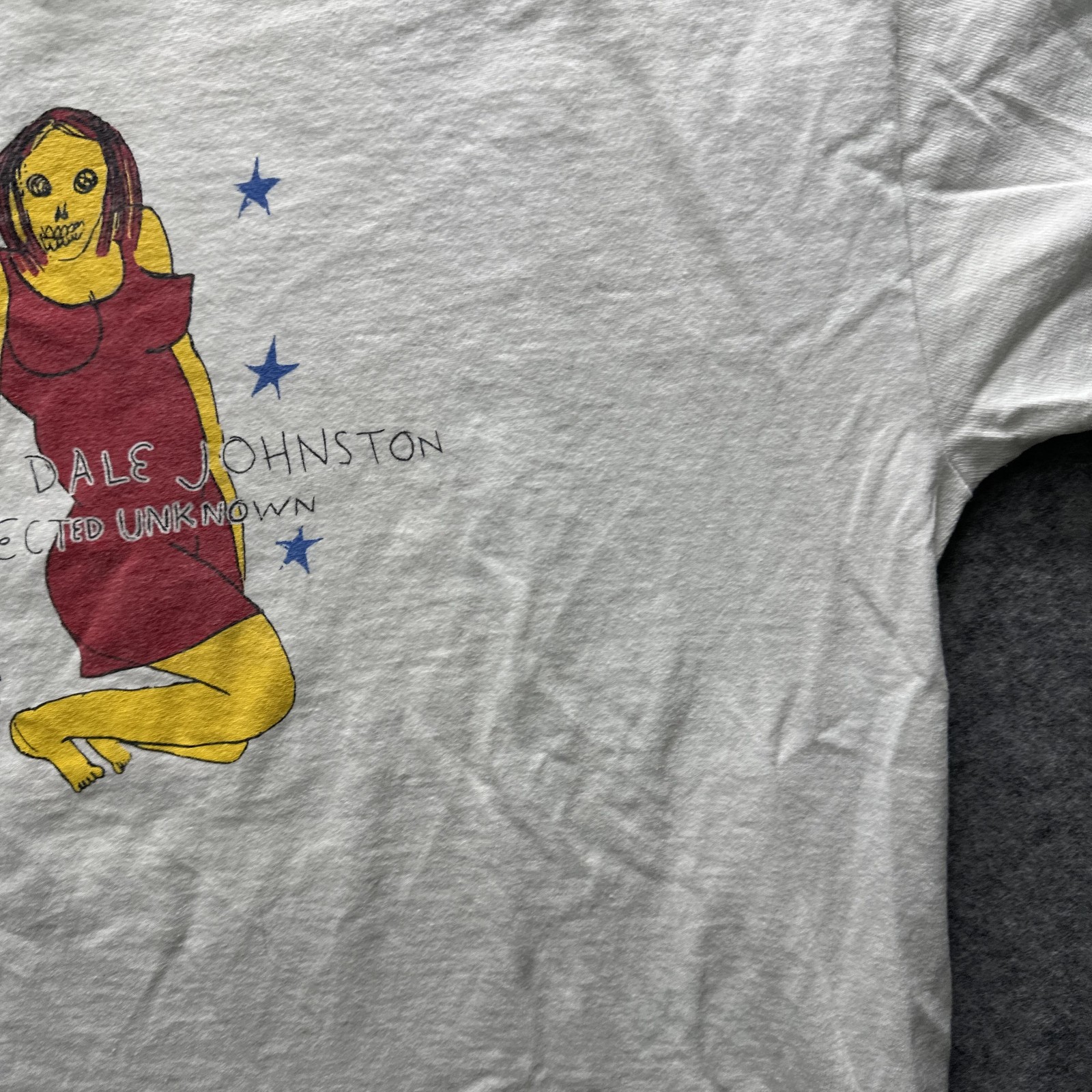 Vintage Daniel Johnston Rejected Unknown Delta Shirt Mens Medium Graphic Tee 90s gallery