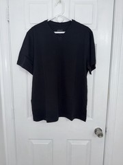 NWOT-Pact-Men’s Organic SoftSpun Essential V-Neck Tee-Black- Size (LARGE)