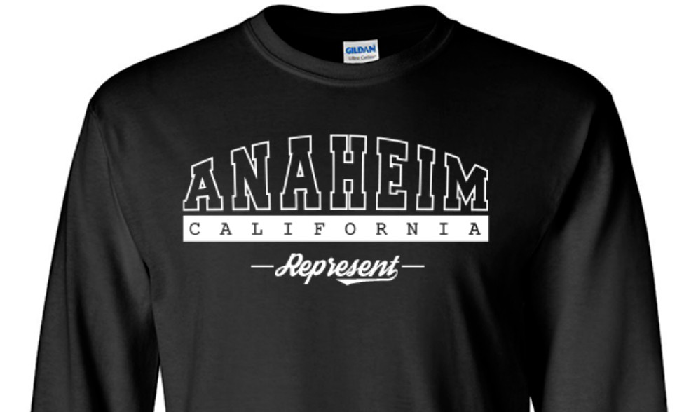 Anaheim California State T-Shirt Long Sleeve Graphic Tees Unisex apparel Design gallery