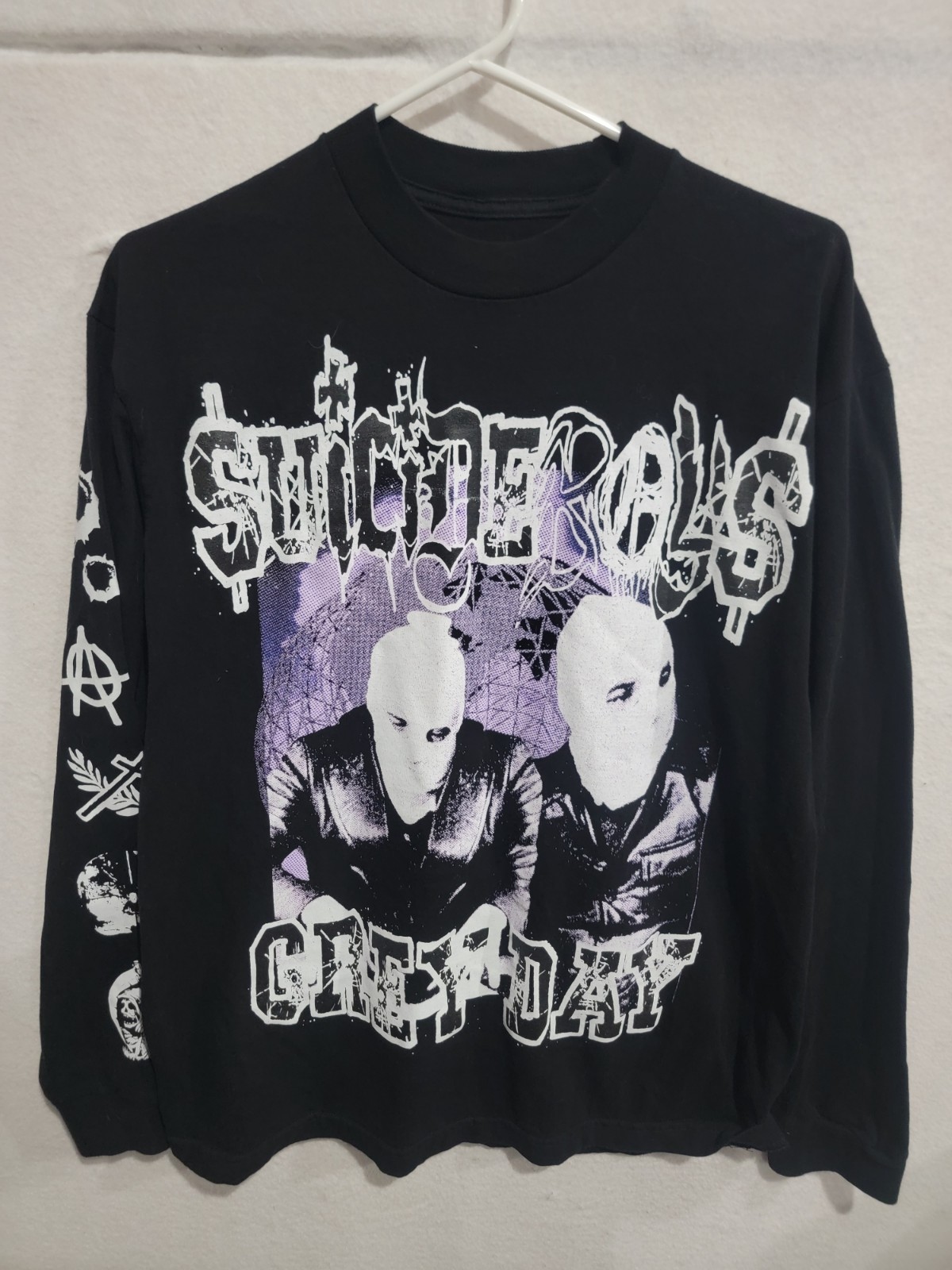 Suicideboys GreyDay Tour Shirt Sz M 2023 G59 $uicideboy$ Black Long Sleeve NWOT gallery