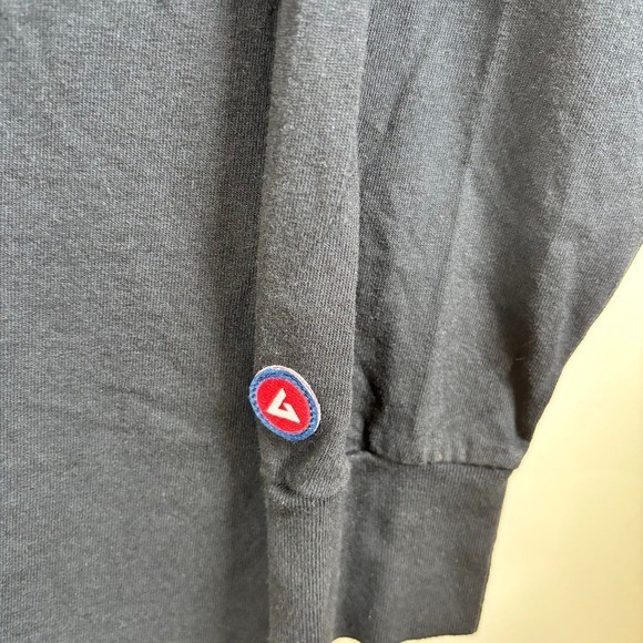 American Giant Men's Vintage Crew L/S Tee Large Black Casual Classic USA NWOT gallery