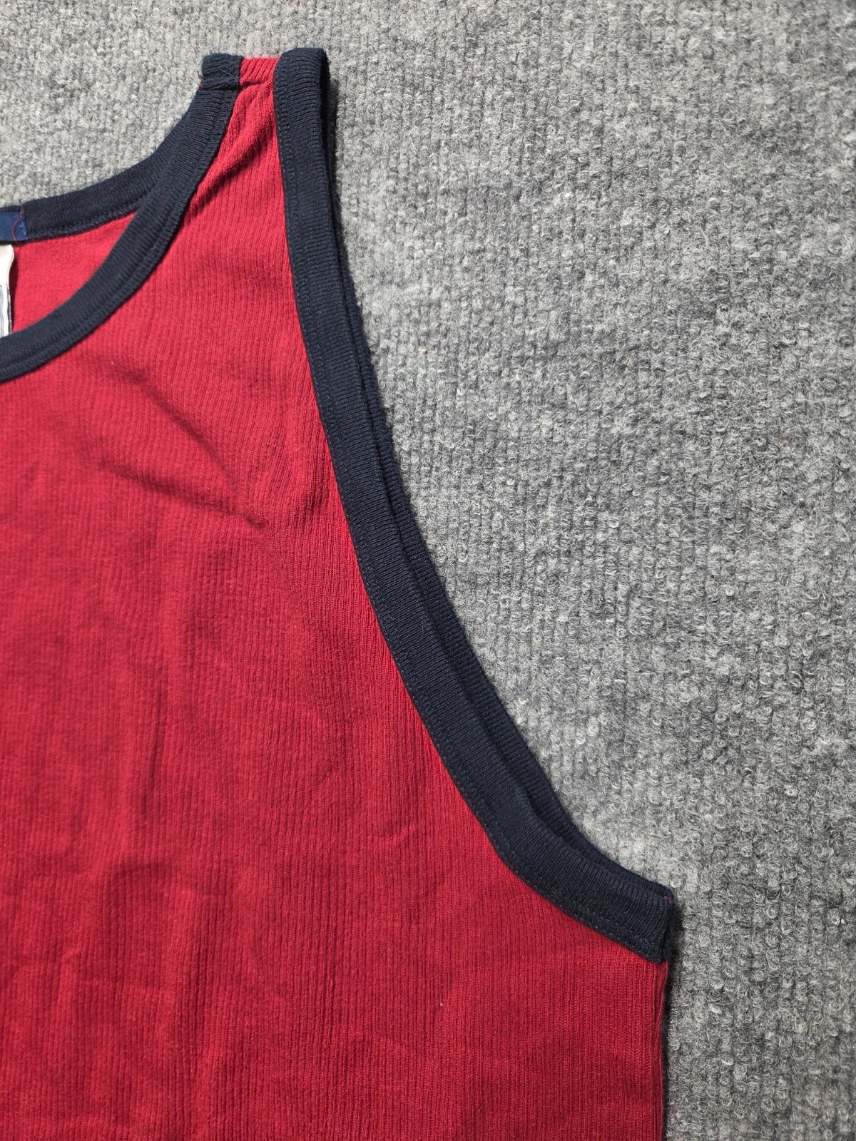 Old Navy Men's Tank Top Red Size Large Wide Strap Sleeveless Regular Fit gallery