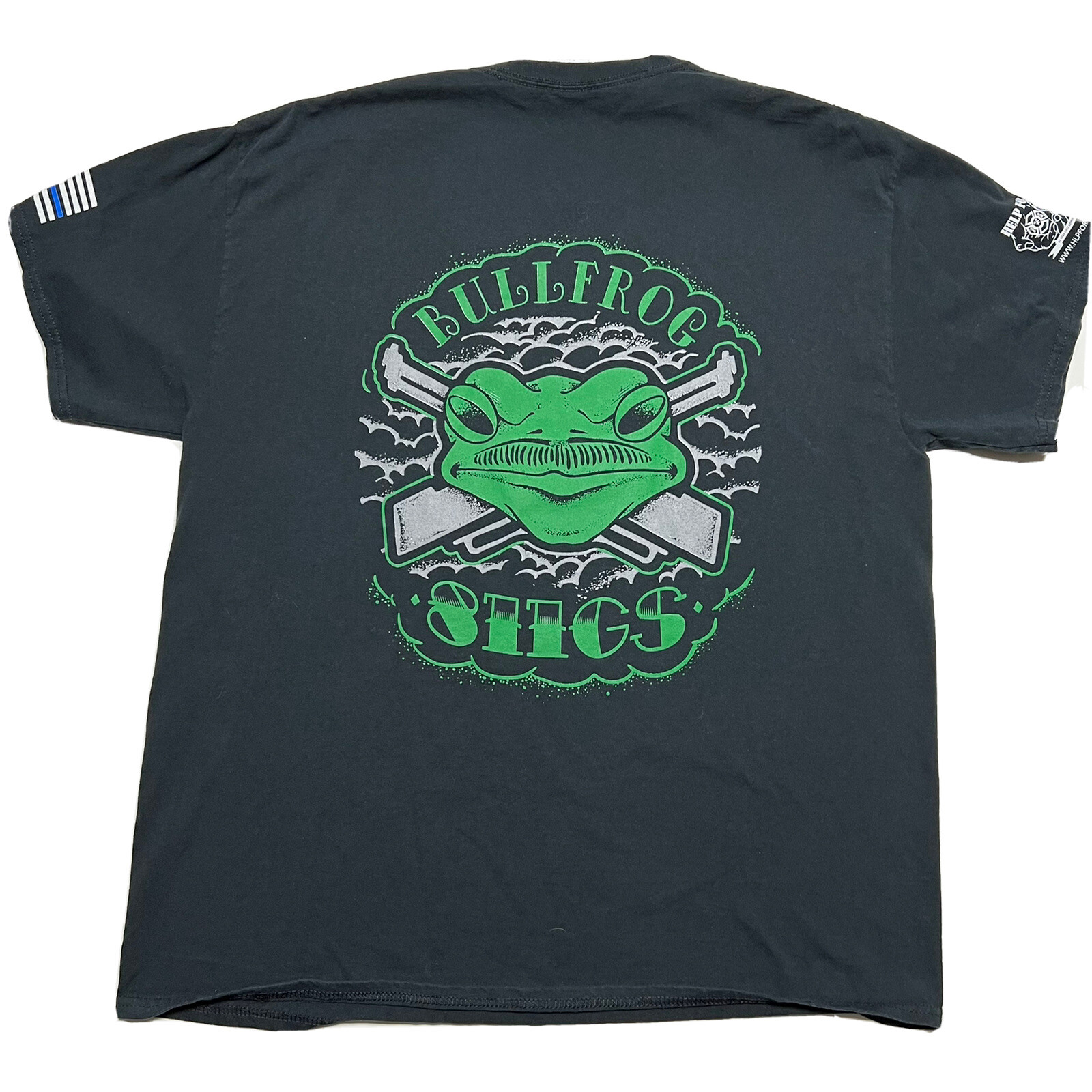 EOW ALWAYS REMEMBERED SGT "BULLFROG" STEVE OWEN Men's Black T Shirt End of Watch gallery