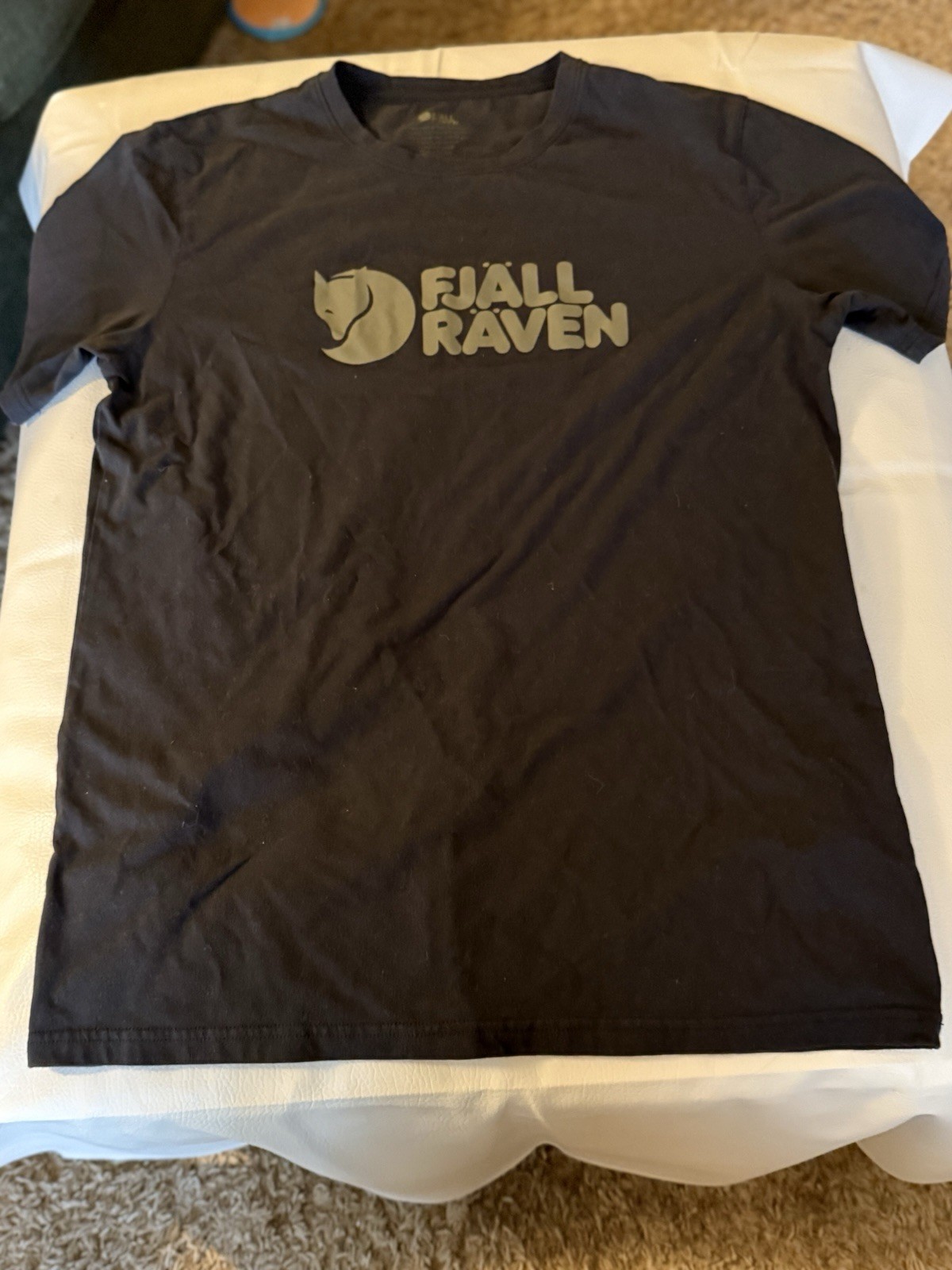 Fjallraven Logo T-Shirt Men’s XL Black Short Sleeve - See Description Size gallery