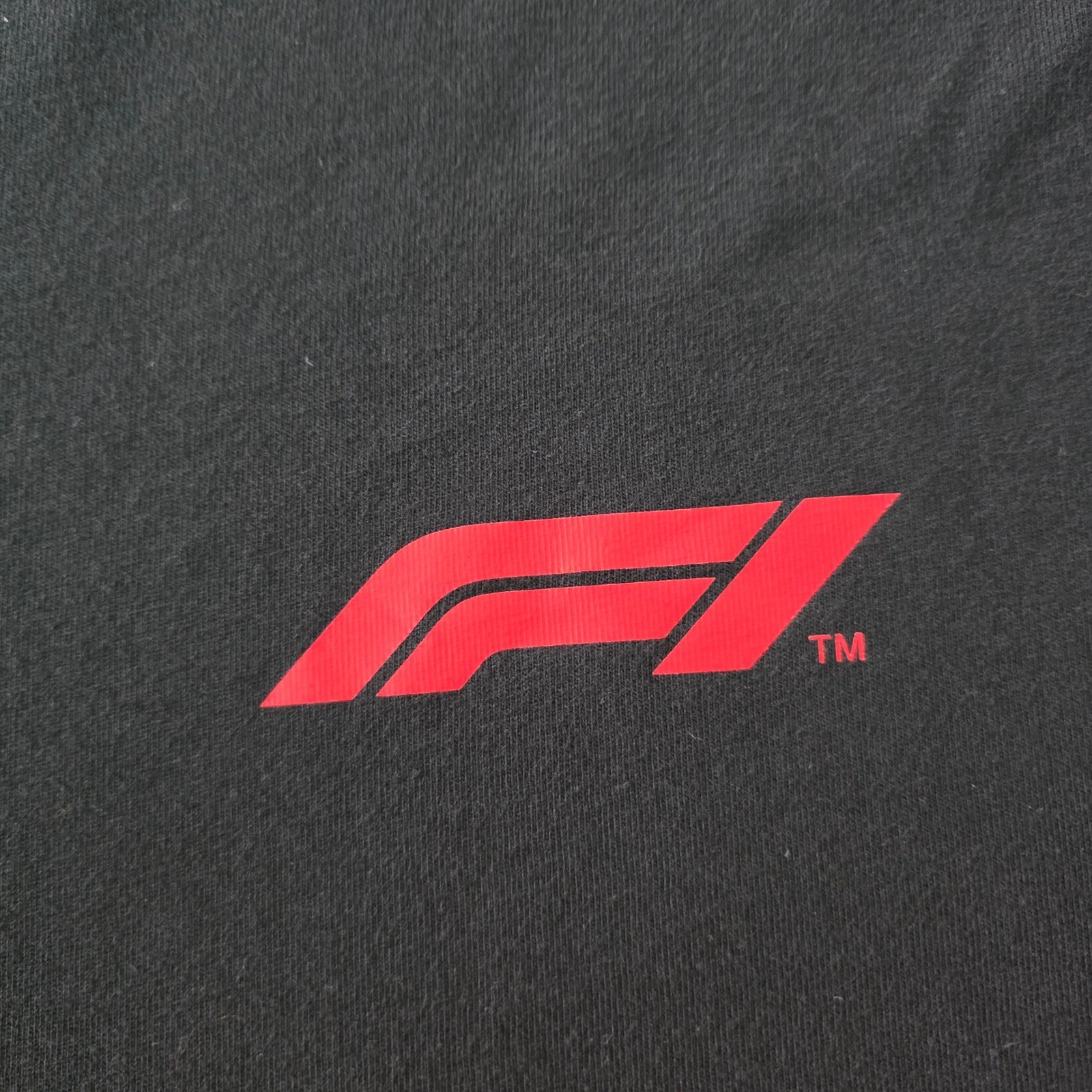 Formula 1 F1 Official Product Mens 2XL Black Red Colorblock Logo T-Shirt Tee gallery