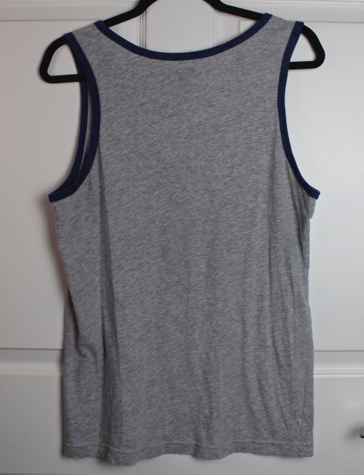 Men's Hybrid Promotions Boston Tank Grey Heather Blue Trim Red/White Stars SM gallery