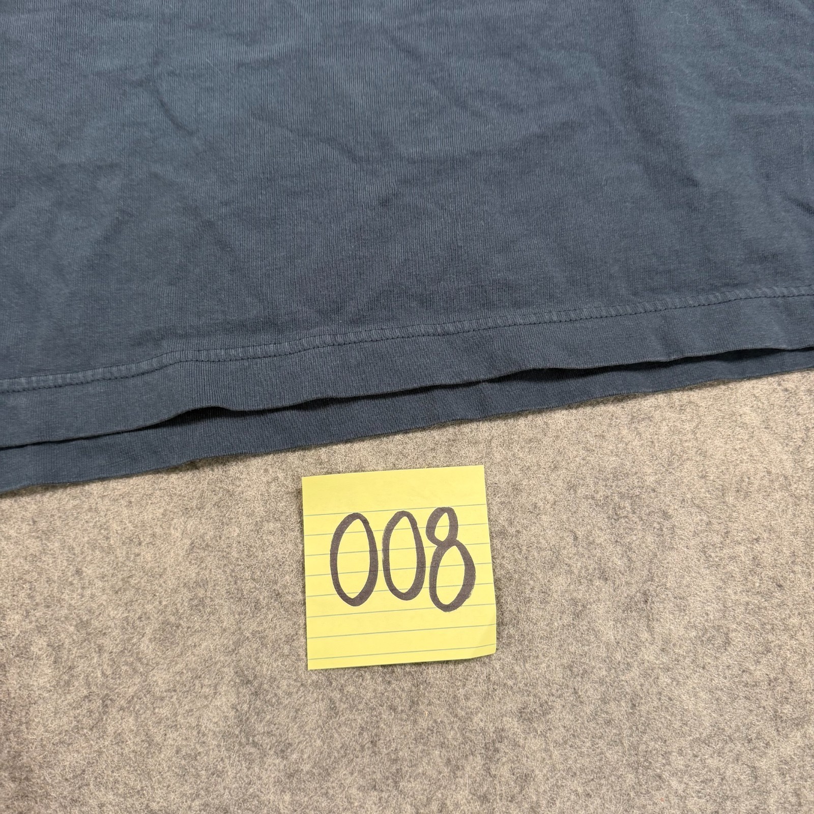 Yeezy Gap Blue Balenciaga Logo High Neck Long Sleeve Tee Men's Size Small gallery