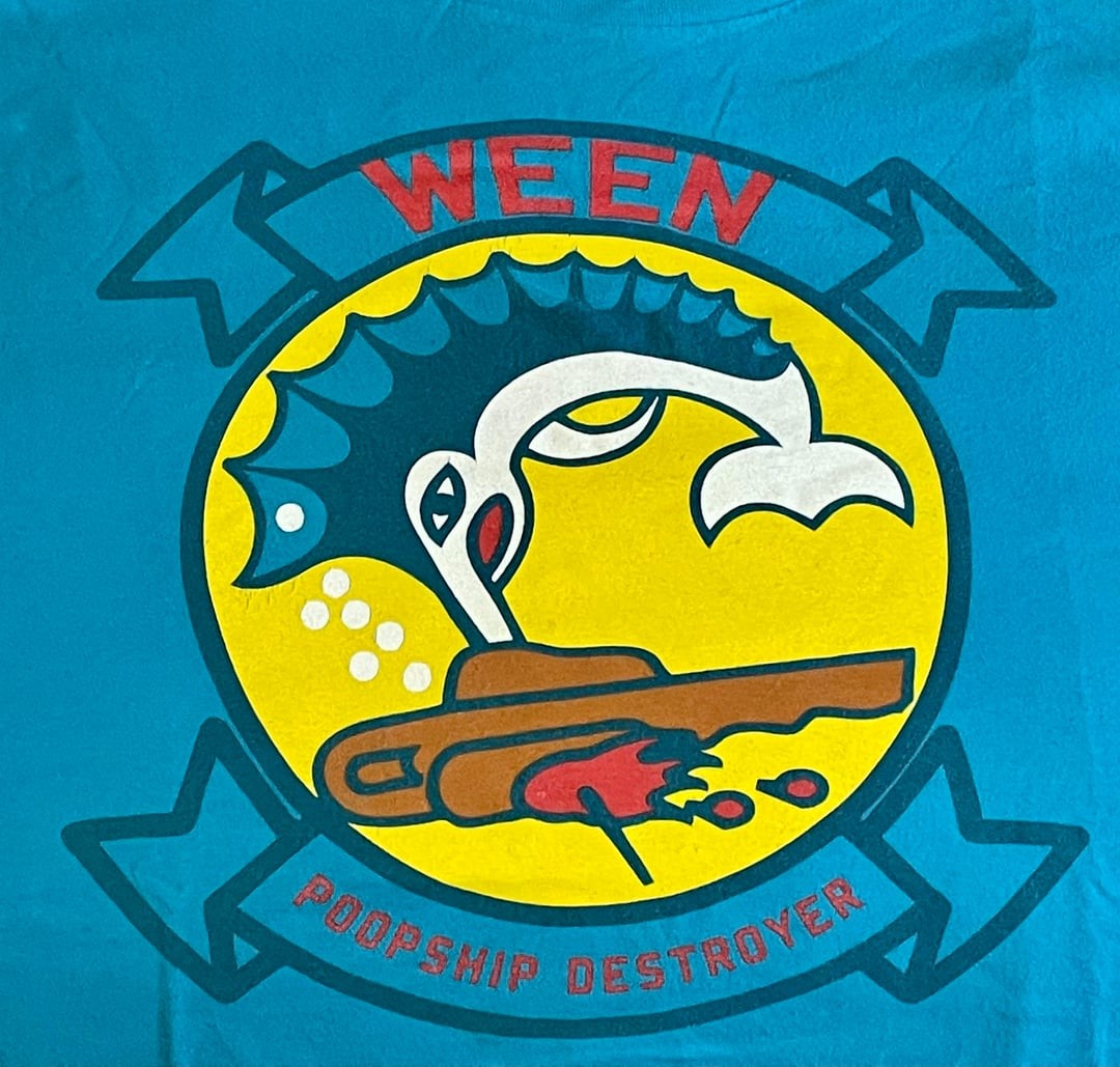 Ween Band Poopship Destroyer 90s Retro style Saphire T shirt Unisex NH27924 gallery