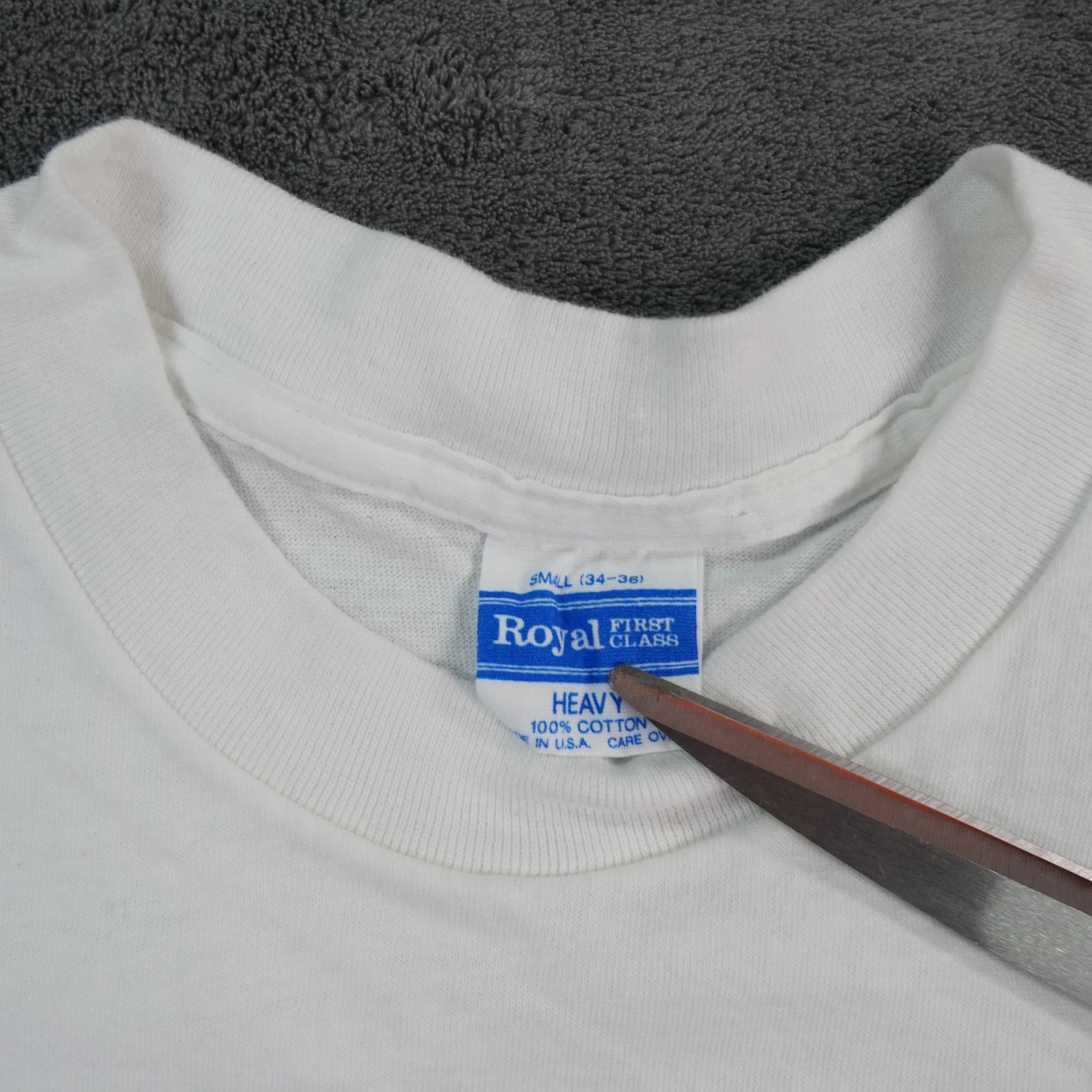 VTG Tennis Moose Shirt Men Small Gotkeys Graphic Tee Funny Royal First Class 90s gallery