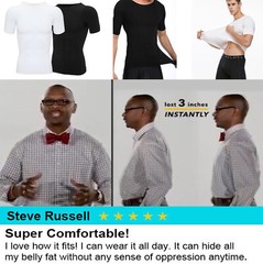 Men Slimming Body Shaper Plus Size Tank Tops Compression Vest Posture Corrector