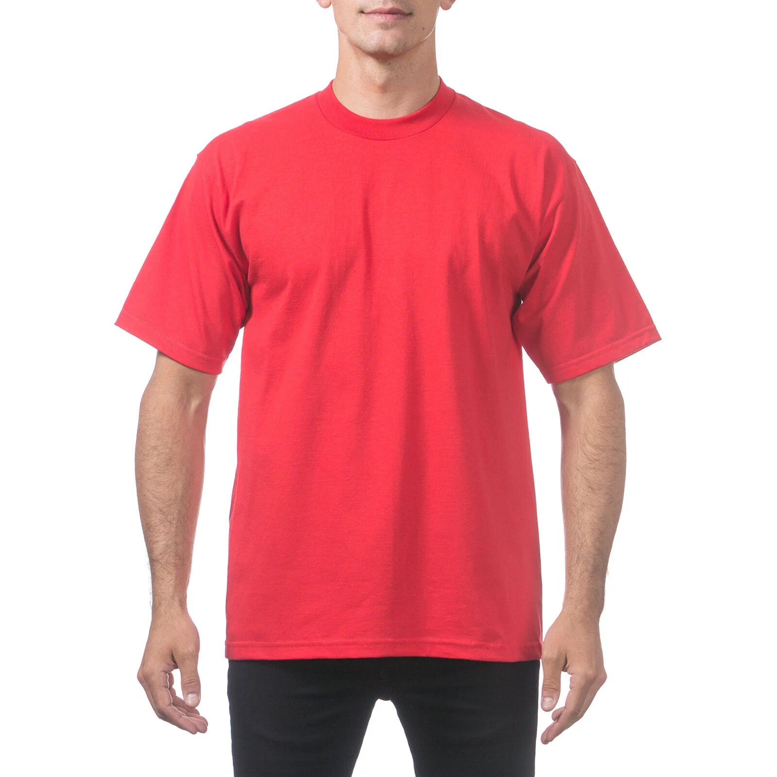Pro Club Men's Heavyweight Cotton Short Sleeve Crew Neck T-Shirt gallery