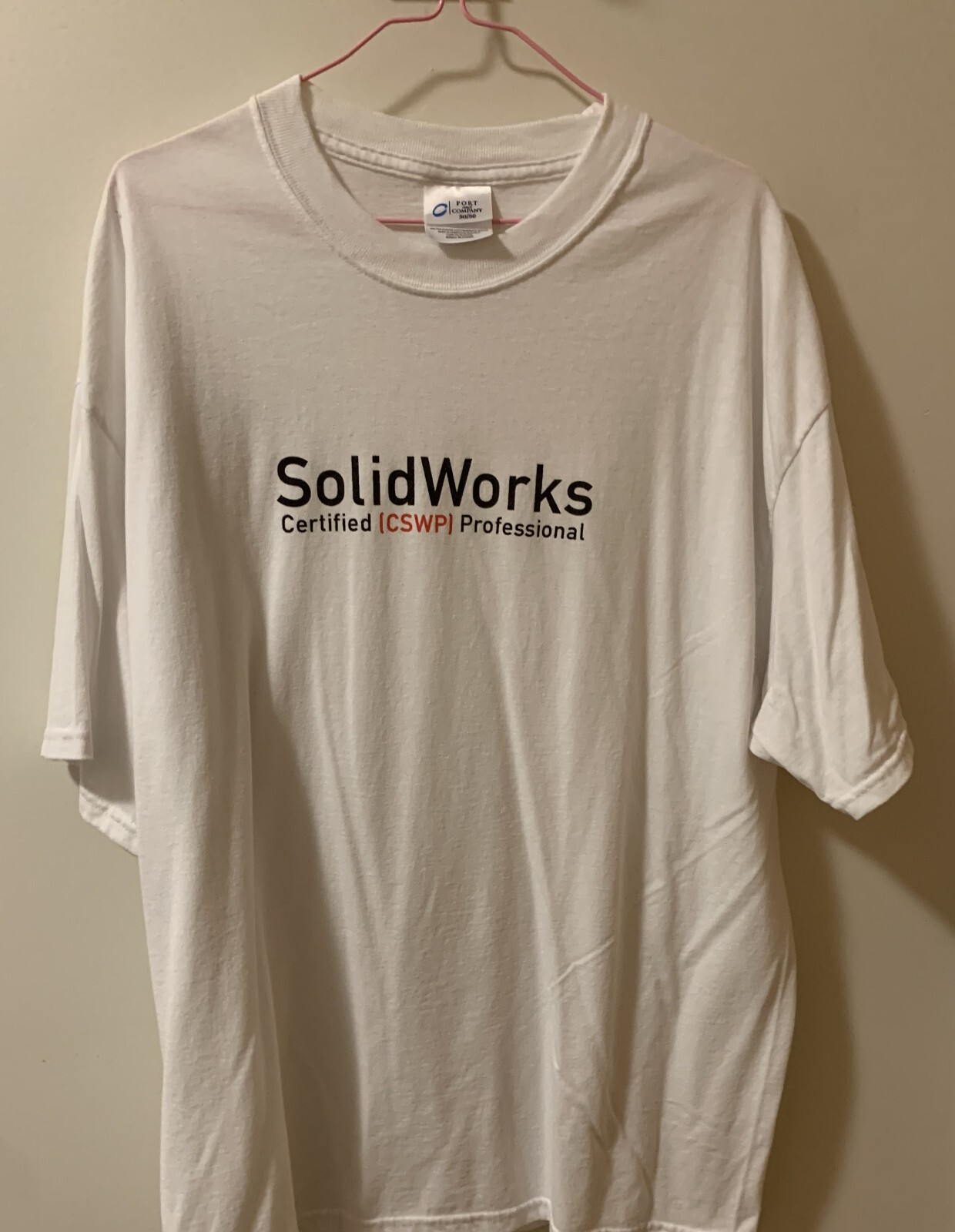 Solidworks Certified Professional CSWP Tee Shirt XL Extra Large Unisex White gallery
