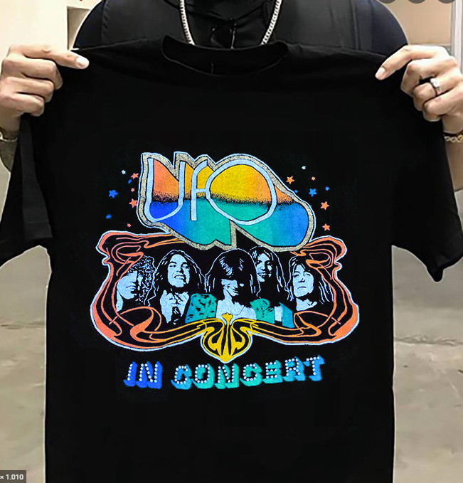 UFO Rock Band In Concert Tour Cotton Men Women S-2345XL T-Shirt KK544 gallery