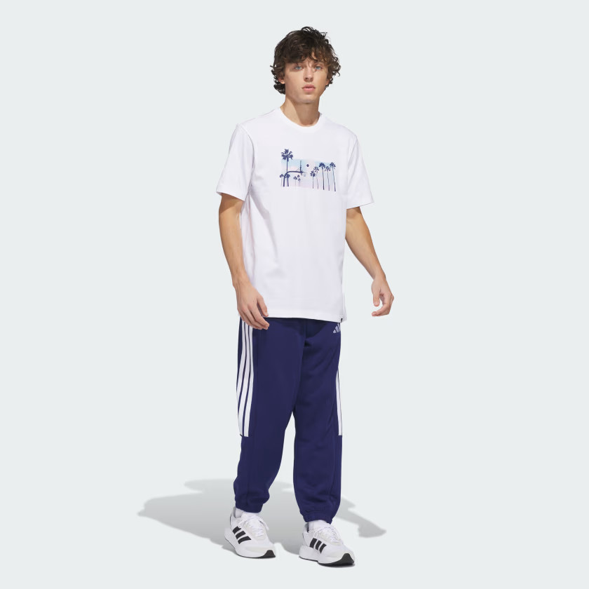 adidas men Summer Sunset Graphic T-Shirt gallery