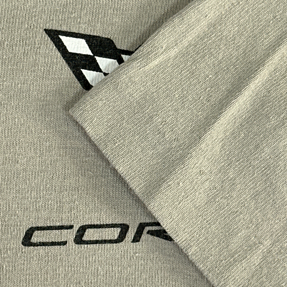 Vintage Corvette Shirt Adult MEDIUM Brown Graphic Logo Classic Sports Car 90s gallery