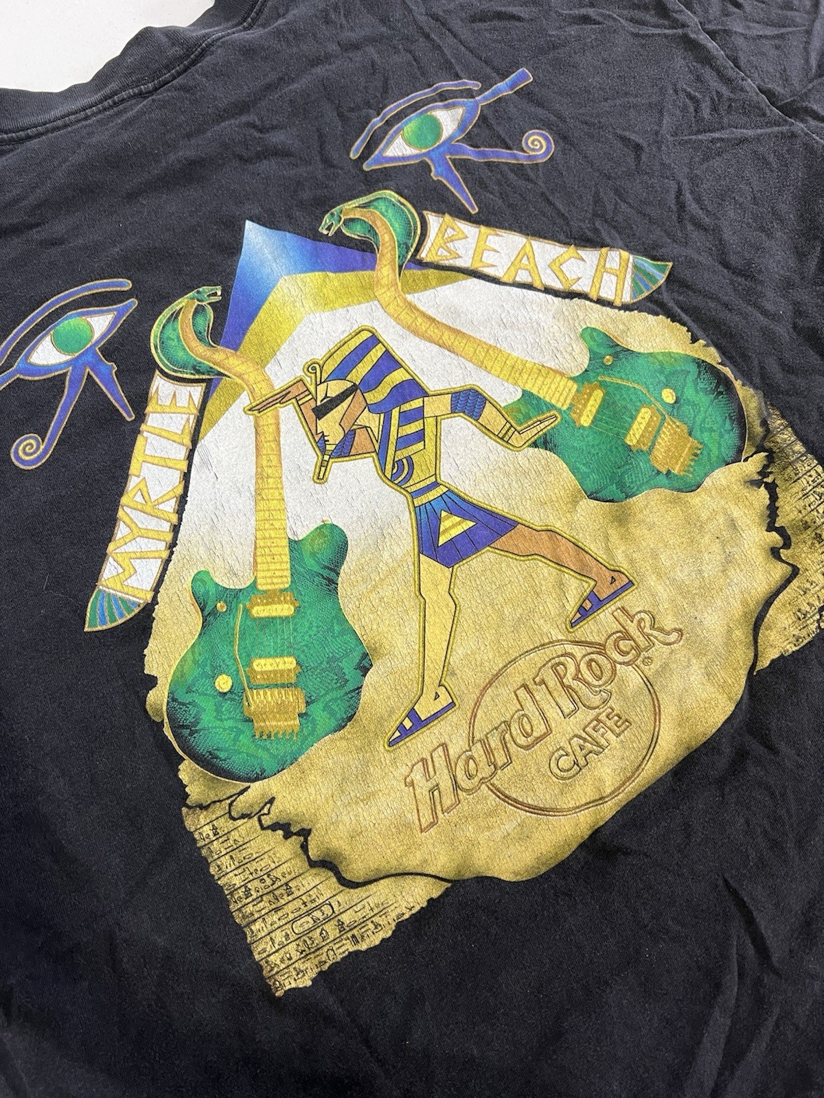 Vintage 90s Hard Rock Cafe Egyptian T Shirt Size XL gallery