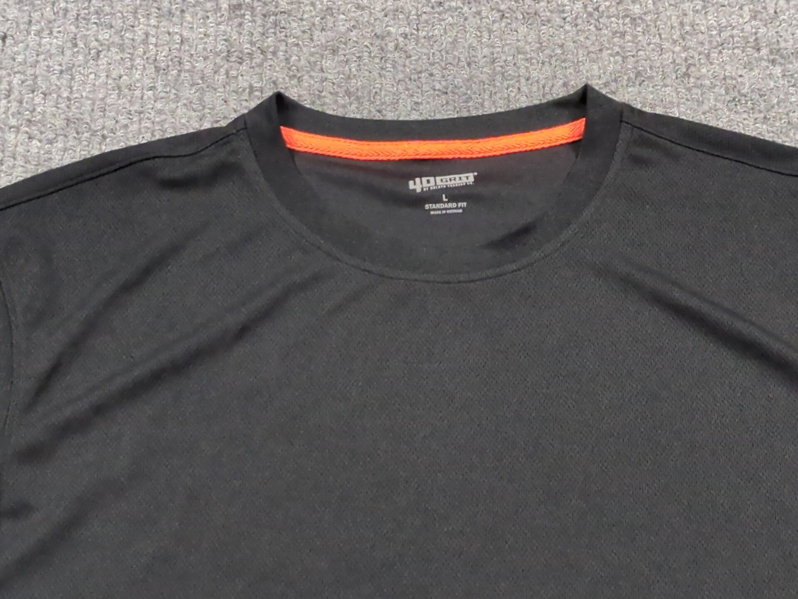 Duluth Shirt Mens Large Black 40 Grit Performance Quick Dry Work Wear gallery
