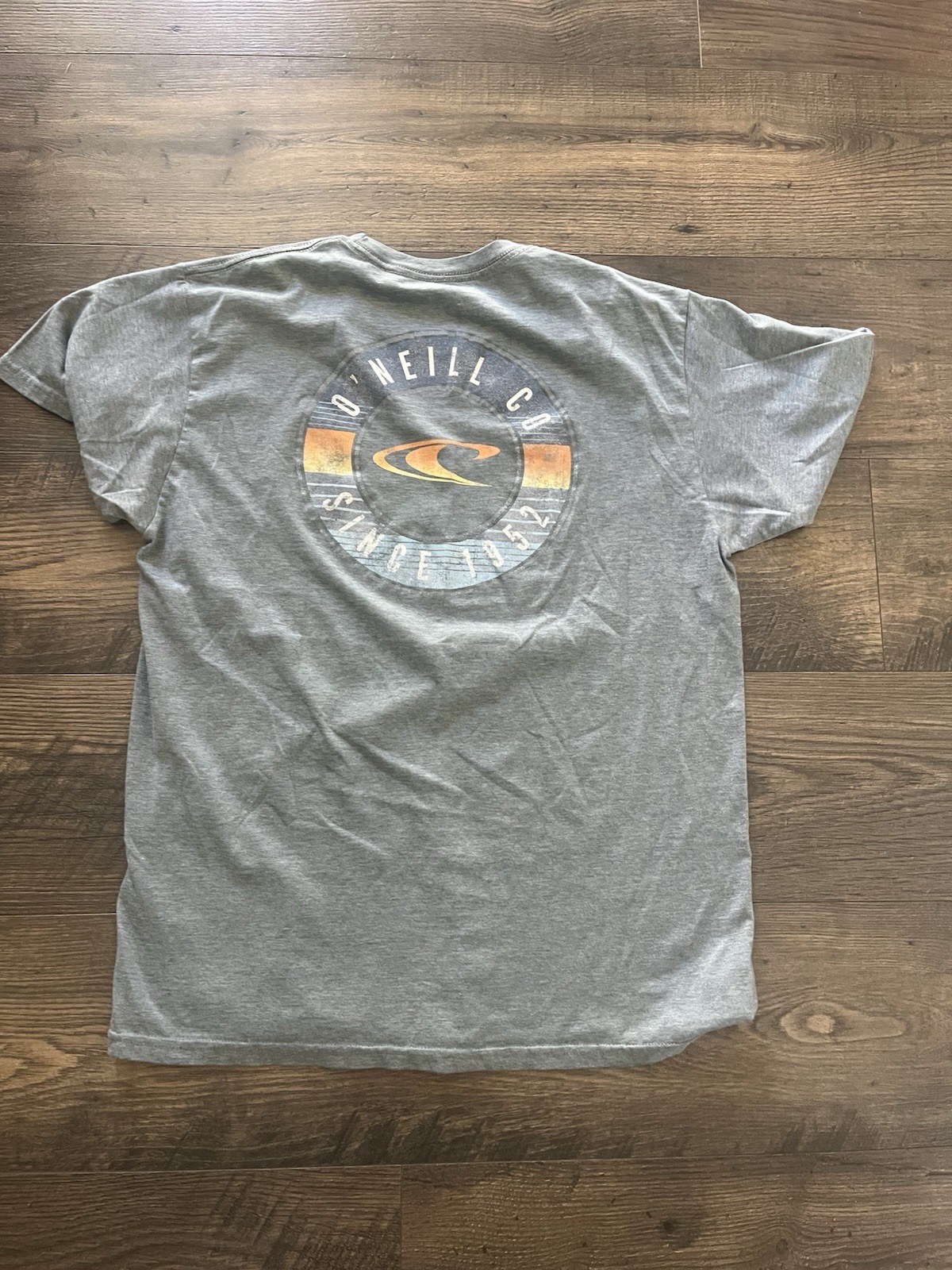 O'Neill Men's Gray Graphic Logo Crew Neck Short Sleeve T-Shirt L gallery