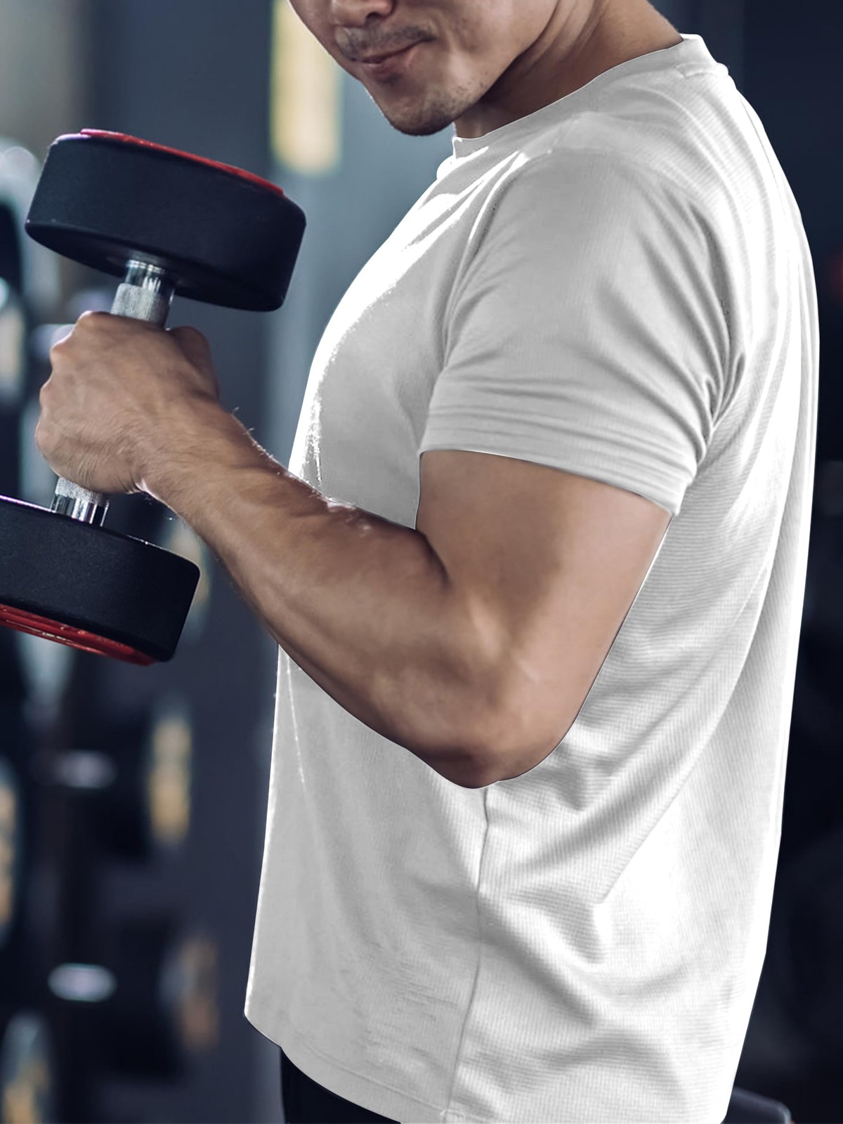 Dry Fit Tshirts Shirts for Men 3 Pack Workout Gym Summer Quick Work Athletic ... gallery