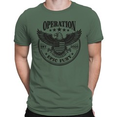 Epic Fury Eagle Emblem Men’s T-shirt