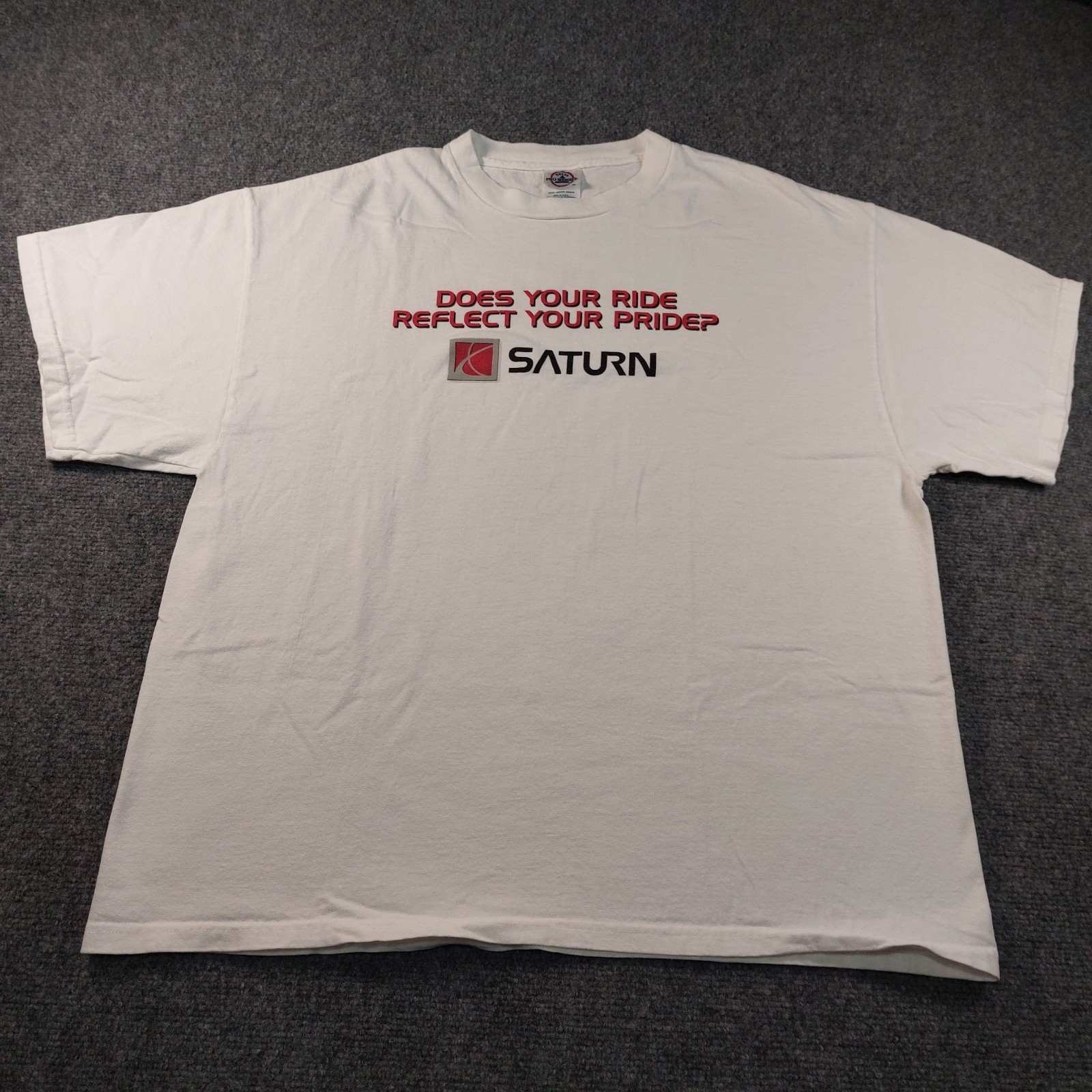 Vintage Saturn LGBTQ Grail Shirt XL Y2K Gaywheels Pride Car Promo Tee Delta Pro gallery