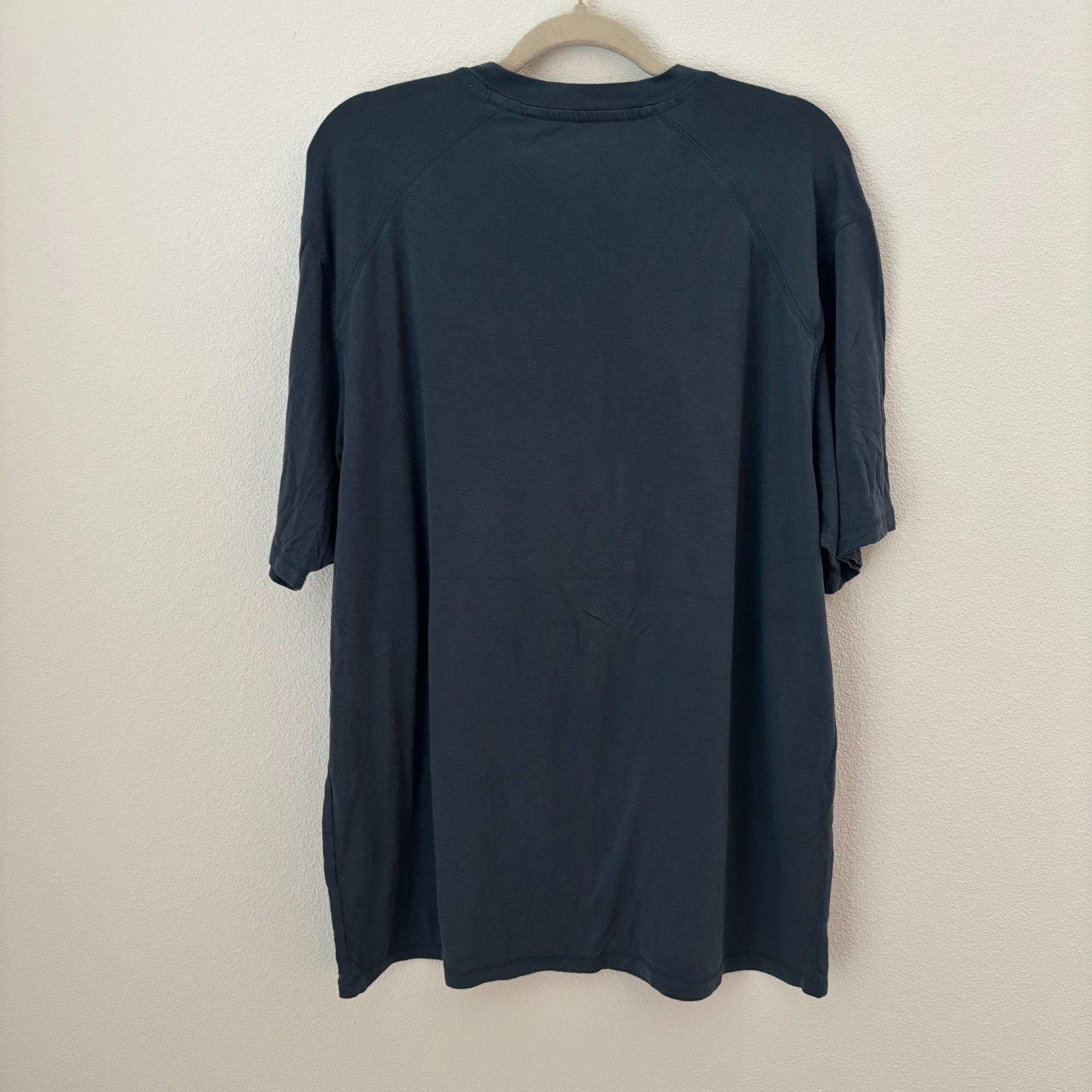 Free Fly Shirt Men's XL Gray Blue Short Sleeve Performance Bamboo Viscose Tee gallery