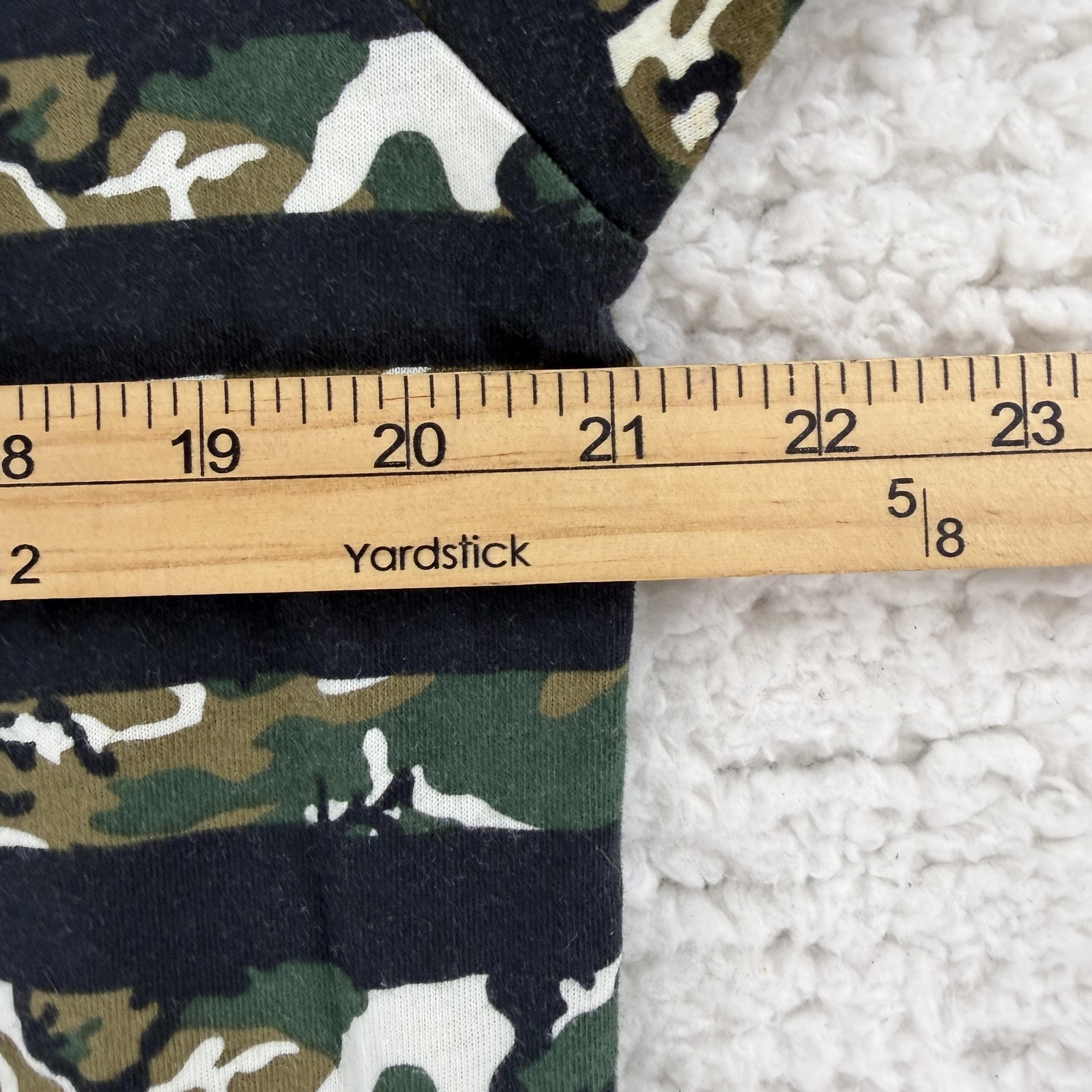 Uniqlo SPRZ NY Shirt Mens Large Green Andy Warhol Camo Stripe Tee T-Shirt gallery