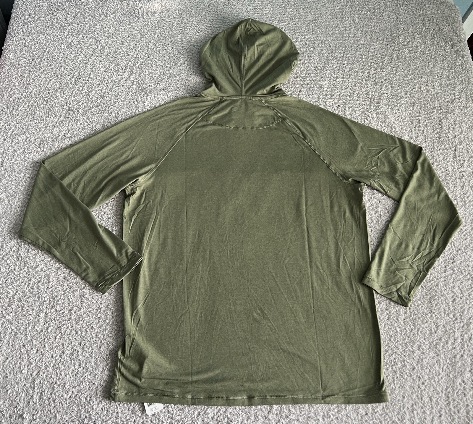 Habit Hooded Shirt Men’s Medium Green Hooded Performance Wicking Stretch Bamboo gallery