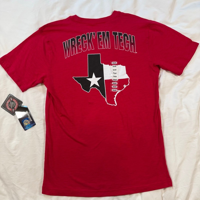 NWT Texas Tech t-shirt size small gallery