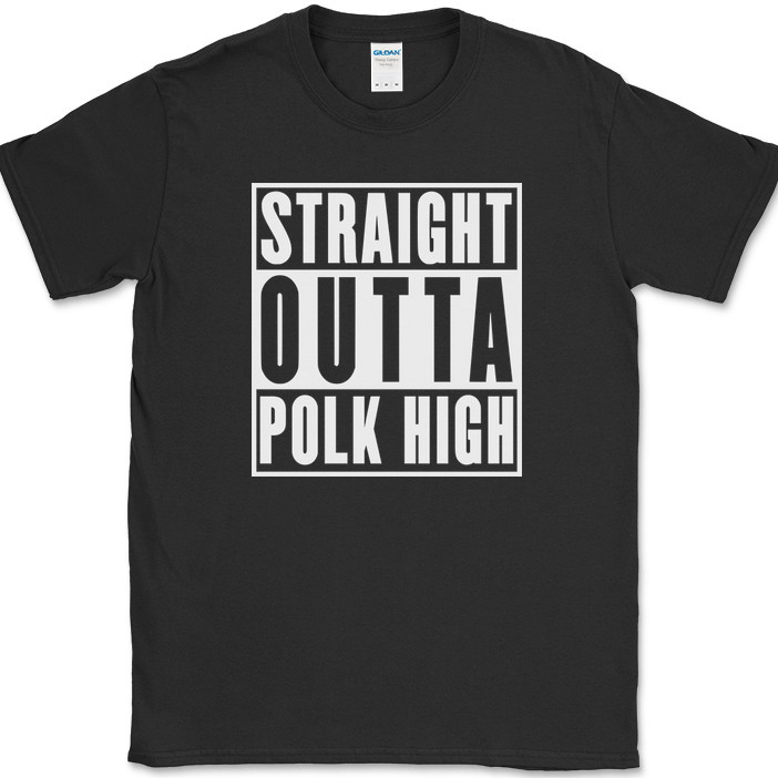 Straight Outta Polk High T-Shirt Funny Al Bundy Married With Children Tee