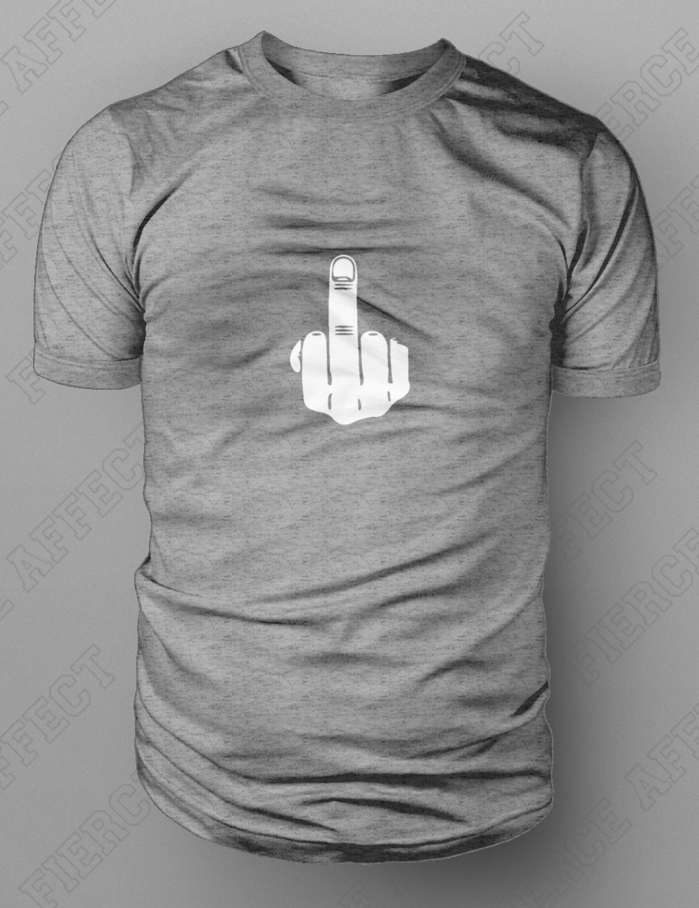 "The Finger" Rude Funny Obscene Offensive Anarchy Middle Up Yours T-shirt S-XXL gallery