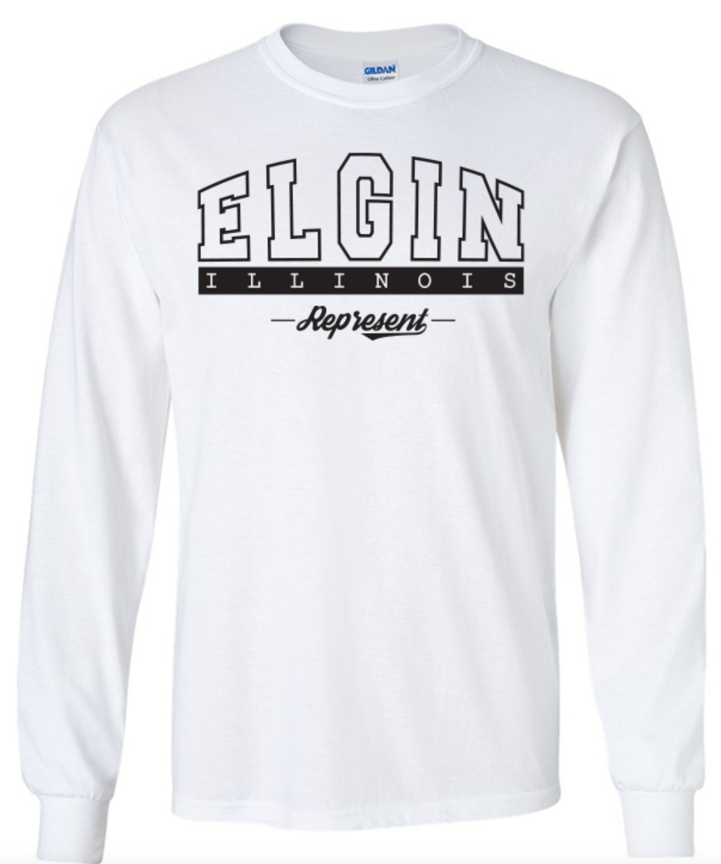 Elgin Illinois T-Shirt Long Sleeve Graphic tee
