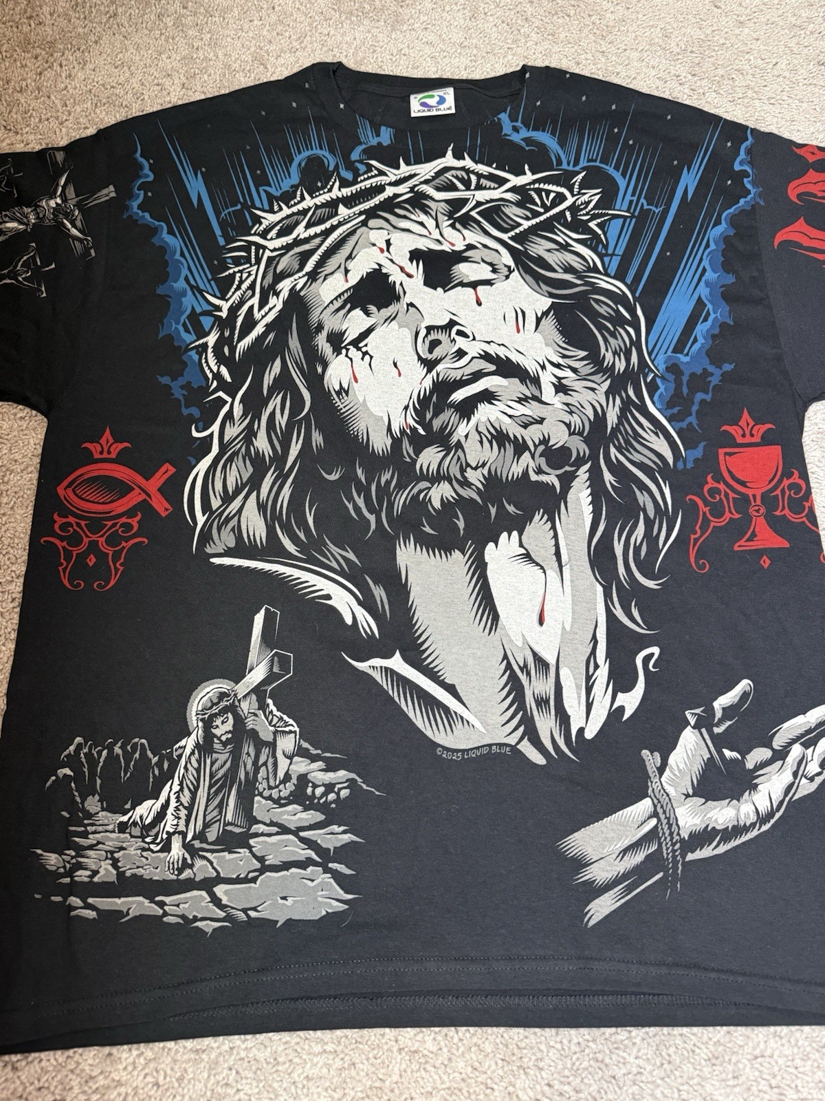 Liquid Blue Ascension Tee XL Limited Edition Archive Proof COA Jesus Rare gallery