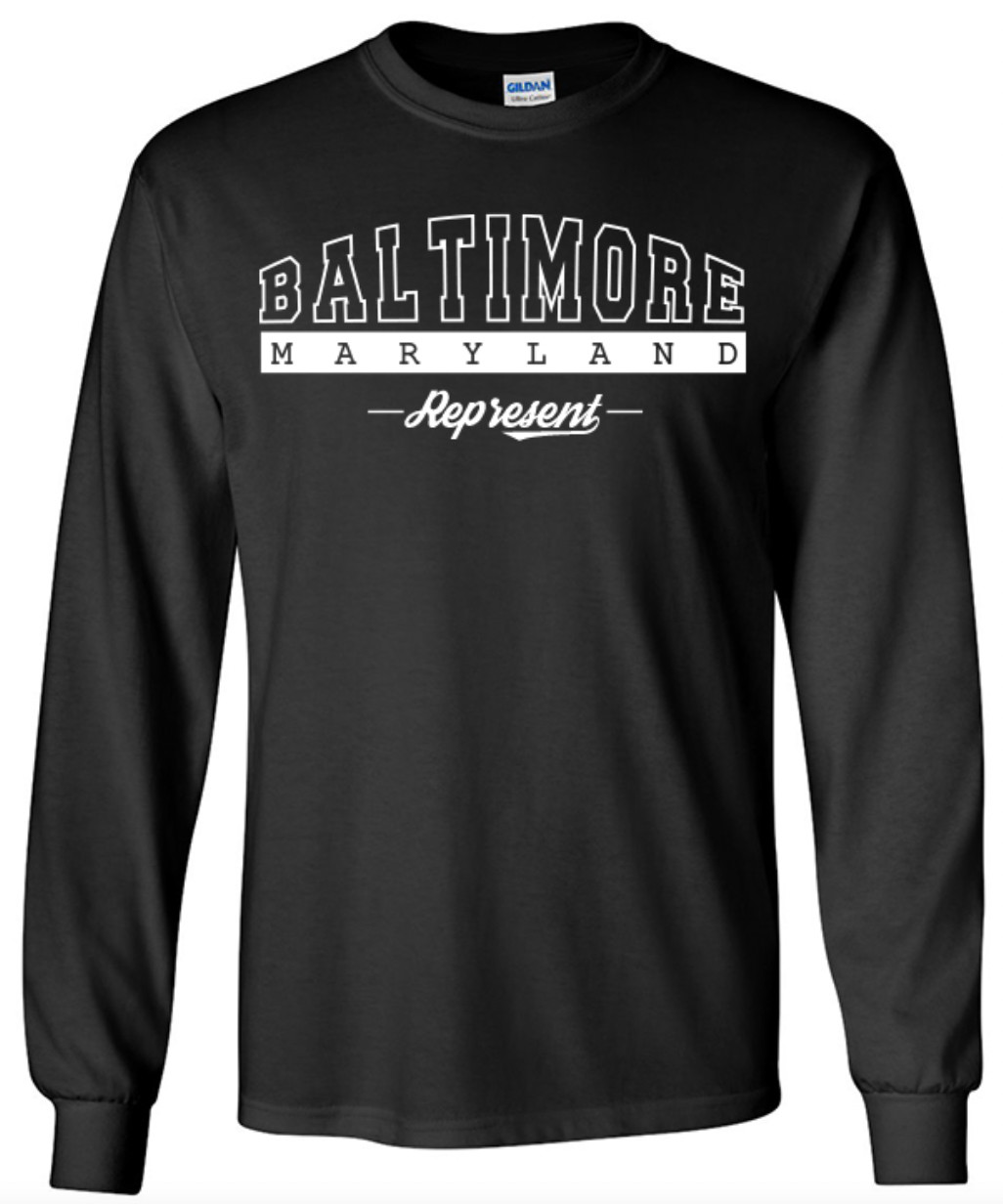 Baltimore Maryland T-Shirt Long Sleeve Graphic tee gallery