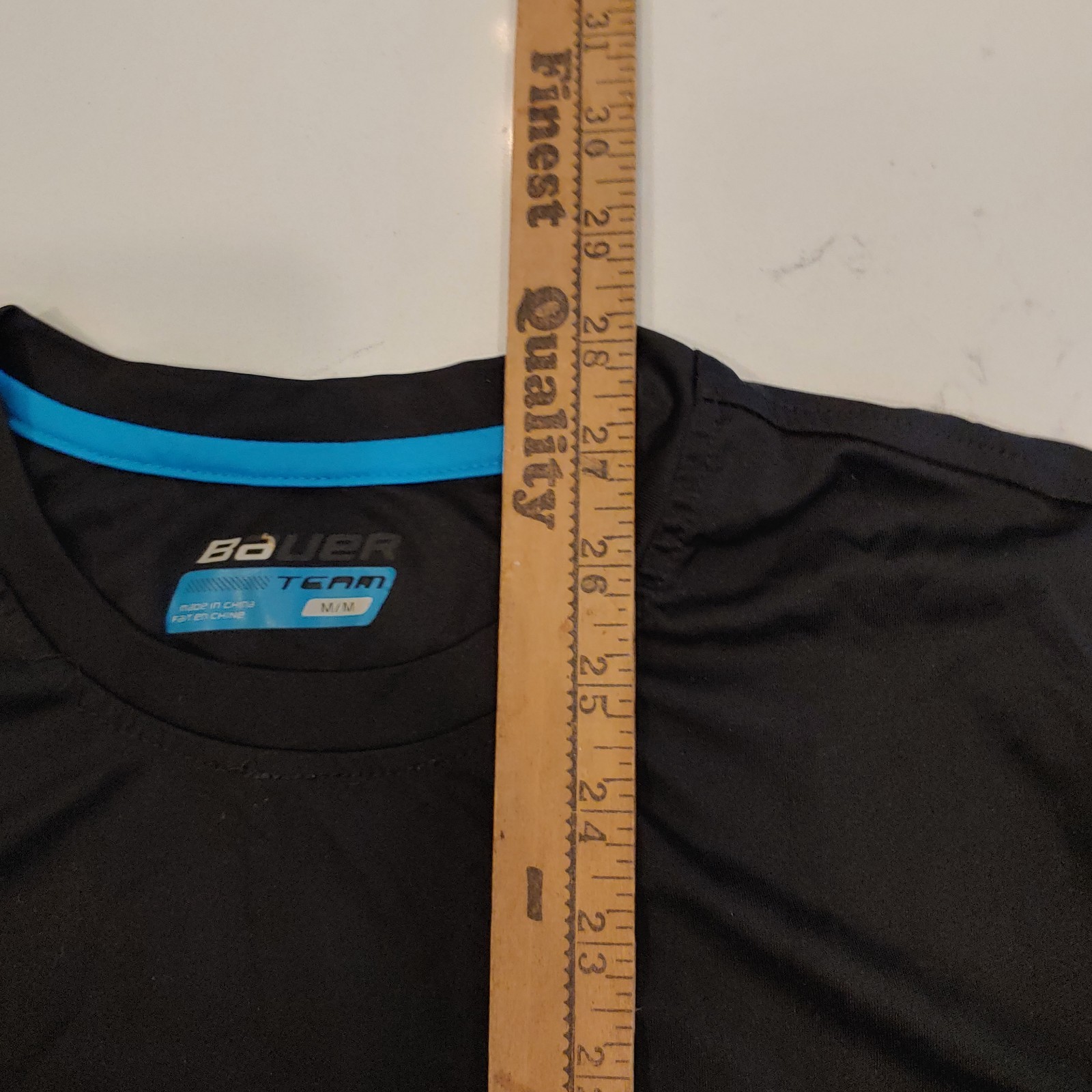 Tri-City Storm Hockey USHL Bauer Short Sleeve Shirt Black Size M Team Issued gallery