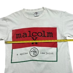 VTG 90s 40 ACRES & A MULE 40A MALCOLM X 1992 SPIKE LEE MOVIE T-SHIRT SIZE L