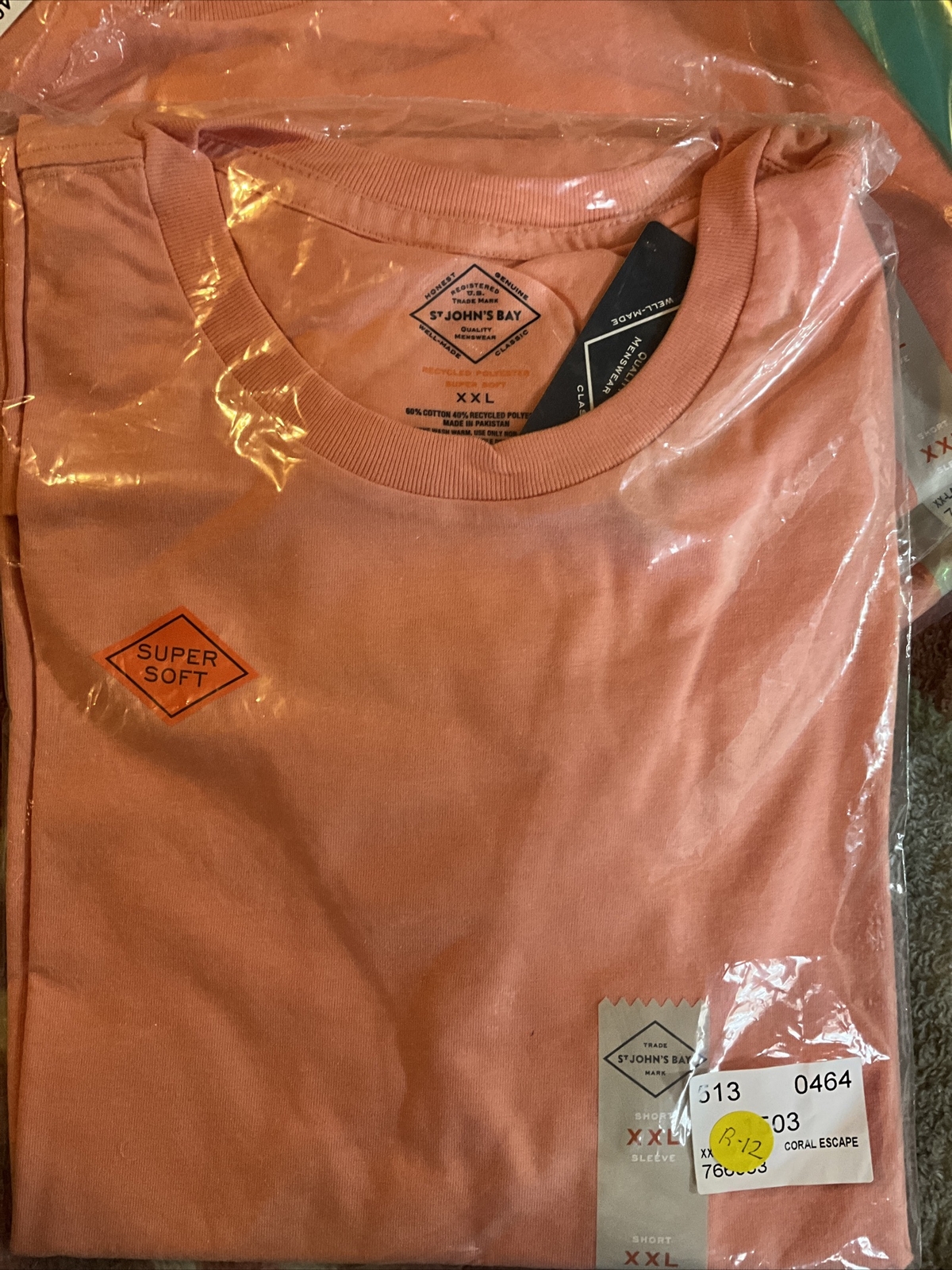 St Johns Bay Super Soft Mens TShirt, XXL, NO Pocket, NWT gallery