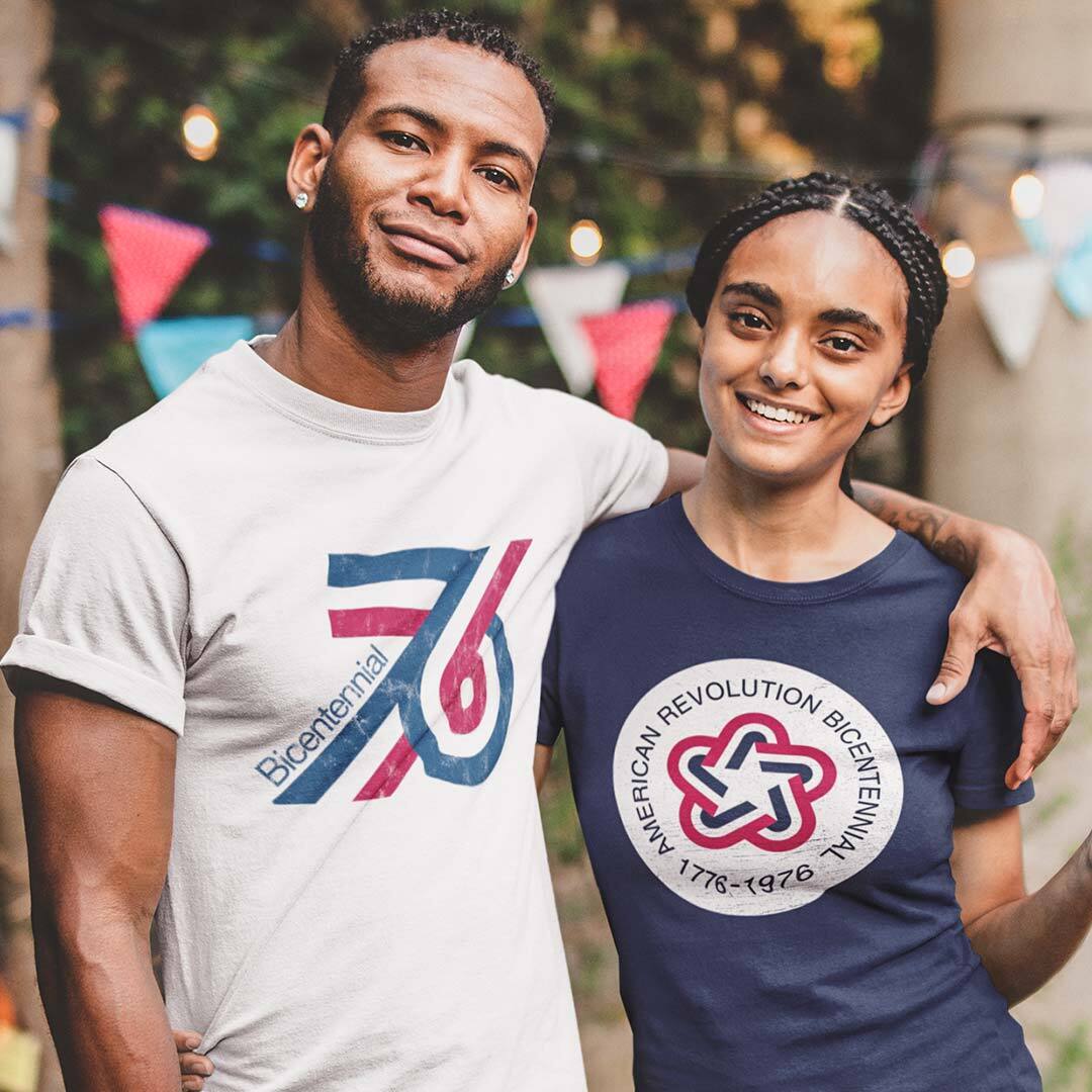 1976 American Bicentennial Unisex Retro T-shirt - Bygone Brand gallery